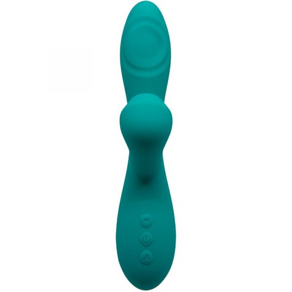 ALIVE - CARIBBEAN SHINE VIBRADOR  SUCCIONADOR AZUL