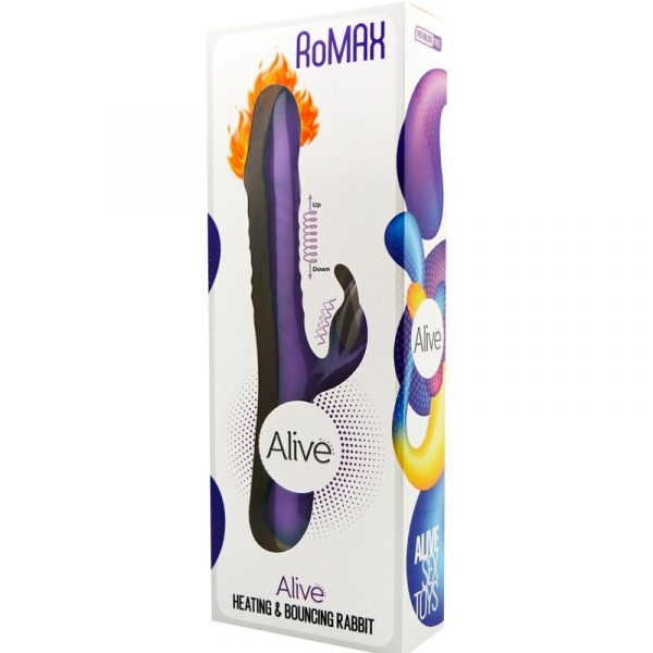 img_158964_5703658dfb4516f7a1d6e7c7f6c1a211_1.jpg ALIVE - ROMAX VIBRADOR RABBIT SILICONA VIOLETA