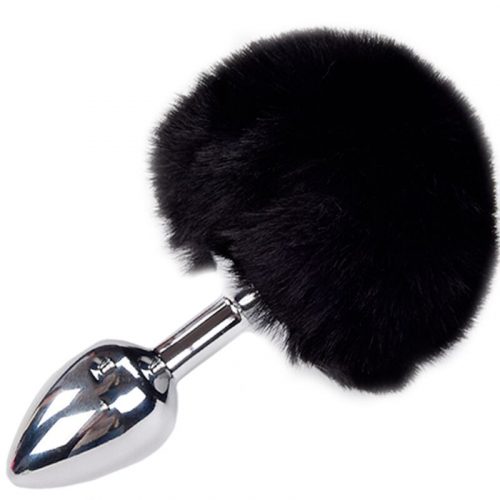 img_159240_7df18bbf7a1e2d8c18d3cf521befcbcf_1.jpg ALIVE - ANAL PLEASURE PLUG LISO METAL POMPON NEGRO TALLA L