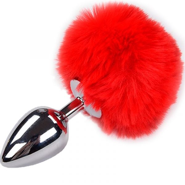 img_159248_c7946b2e982e14d91c4a67f57fb9cb0e_1.jpg ALIVE - ANAL PLEASURE PLUG LISO METAL POMPON ROJO TALLA S