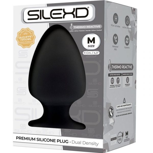img_159434_601623fc534101e93635e025e7ebbc26_1.jpg SILEXD - MODELO 1 PLUG ANAL SILICONA PREMIUM SILEXPAN PREMIUM TERMORREACTIVO TALLA M