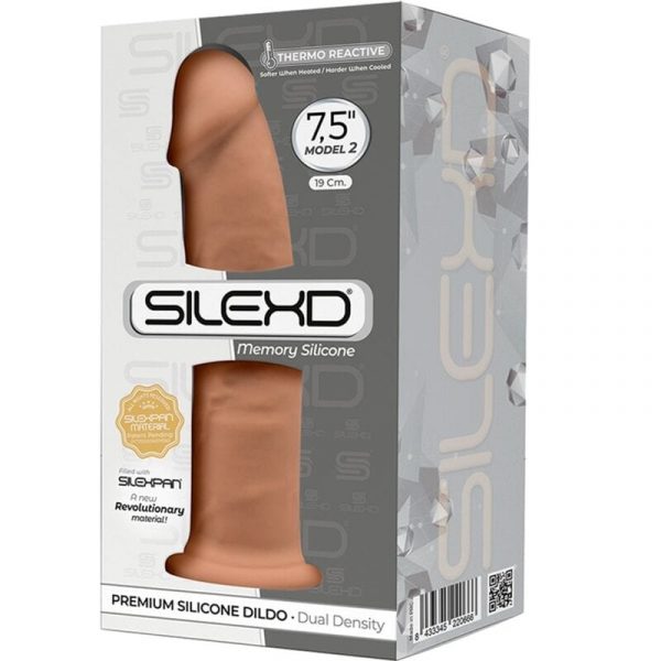 img_159455_3761d62160fcc86136e741c0bf745d4e_1.jpg SILEXD - MODELO 2 PENE REALISTICO SILICONA PREMIUM SILEXPAN CARAMELO 19 CM