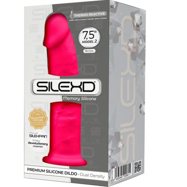 img_159464_f014444a561cd653d49da15448b9cddb_1.jpg SILEXD - MODELO 2 PENE REALISTICO SILICONA PREMIUM SILEXPAN FUCSIA 19 CM