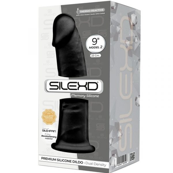 img_159486_f81bbe8398b9e121dca67cc12b667faf_1.jpg SILEXD - MODELO 2 PENE REALISTICO SILICONA PREMIUM SILEXPAN NEGRO 23 CM