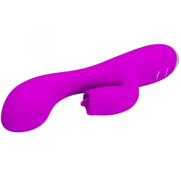 img_160221_57b98b4982b3d8b29ed681184c9aa99f_1.jpg PRETTY LOVE - GLORIA VIBRADOR CONEJO RECARGABLE-IMPERMEABLE MORADO