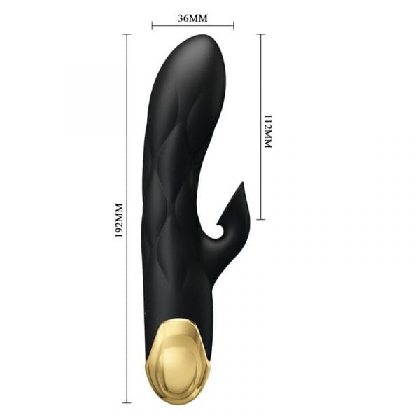 img_160452_775daf5f1c55561246e6a023492d9745_1.jpg PRETTY LOVE - VIBRADOR DE LUJO BAÑADO EN ORO RECARGABLE NEGRO