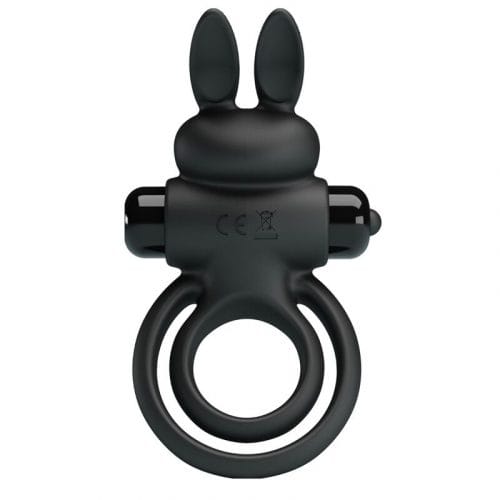 img_160647_757c76ab08ec935535b5b1a322b2bb63_1.jpg PRETTY LOVE - ANILLO VIBRADOR III CONEJO PARA PENE NEGRO