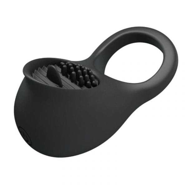 img_160671_07d658205419eb20f39773feadcb0693_1.jpg PRETTY LOVE - ANILLO VIBRADOR PARA PENE CON LENGUA NEGRO