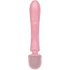 SATISFYER - TRIPLE LOVER MASAJEADOR VIBRADOR RABBIT ROSA