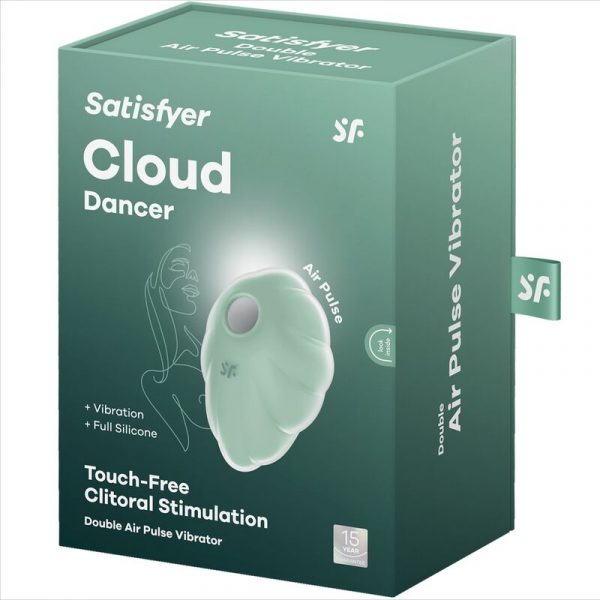 SATISFYER - CLOUD DANCER VERDE VIBRADOR AIR