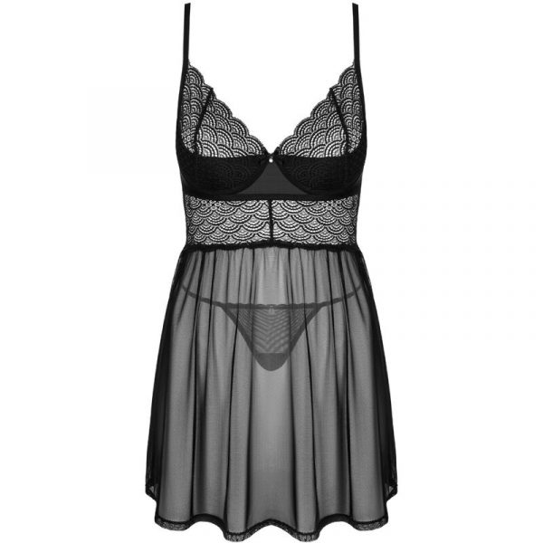 OBSESSIVE - CHEMERIS SET BADYDOLL  TANGA XS/S