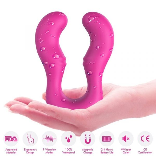 img_163256_98e4202d8b6cd97a4cfba38a7dad7348_1.jpg ARMONY - SERAPH VIBRADOR DOBLE CONTROL REMOTO FUCSIA