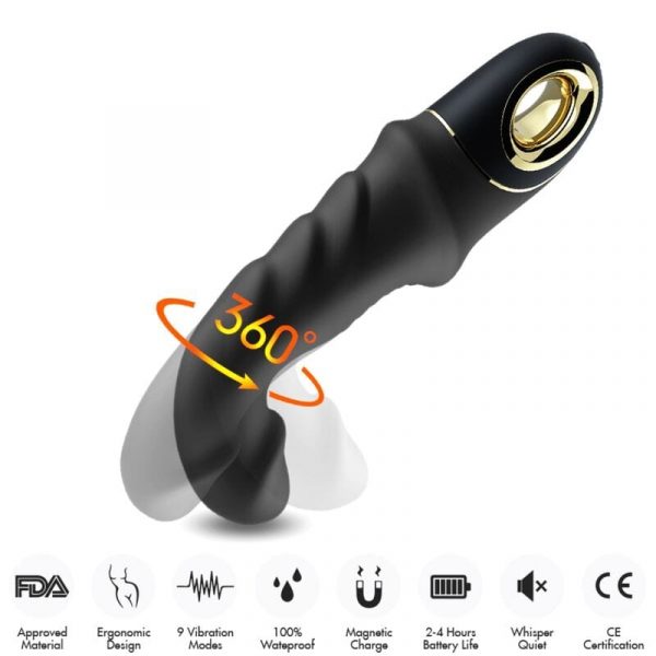 img_163322_a261527fc8c9ecca311d1a8c22ac85cd_1.jpg ARMONY - JOYBLADE DILDO VIBRATOR ROTATOR BLACK