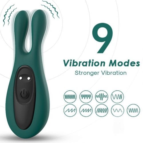 img_163403_53d61afaa834ca28cba55153be361719_1.jpg ARMONY - STIMULATOR VIBRATOR RABBIT GREEN