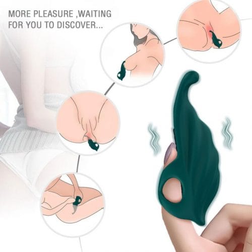 img_163411_58f9cfb1f61baba7e81080924dc45877_1.jpg ARMONY - FINGER STIMULATOR VIBRATOR GREEN