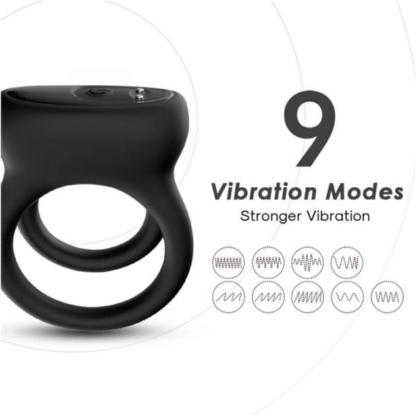 img_163438_9d914338805173f40a552df667e659aa_1.jpg ARMONY - DOBLE ANILLO VIBRADOR NEGRO