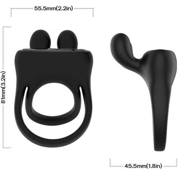 img_163447_27e772c485efb59e626e1e63cb769ed7_1.jpg ARMONY - ANILLO VIBRADOR RABBIT NEGRO