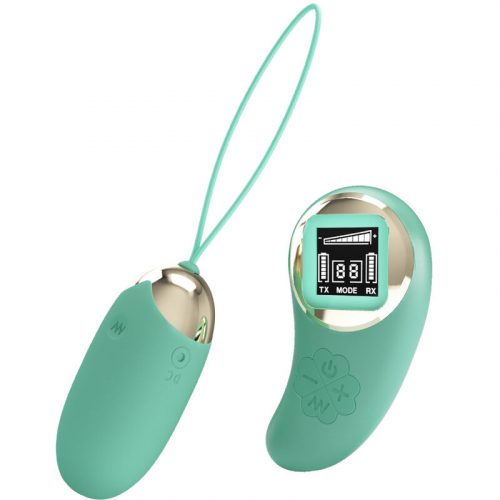 img_163554_ef42120bd248d3cea1cc7b772e23fcb0_1.jpg PRETTY LOVE - MINA HUEVO VIBRADOR CONTROL REMOTO VERDE