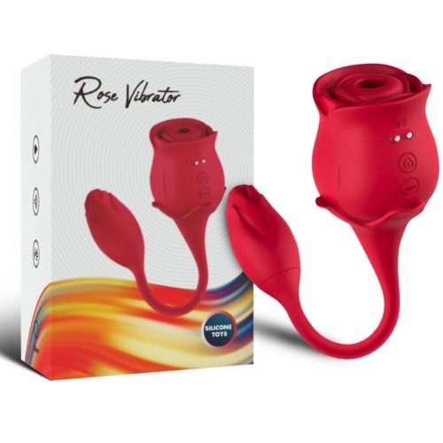 img_163619_7bf932641687d137793f3a5689edd870_1.jpg ARMONY - ROSA SUCCIONADOR DE CLITORIS  VIBRADOR 10 MODOS ROJO