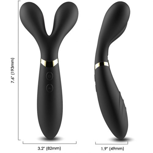 img_163718_525fa497e330a18f1448a57f8537f208_1.jpg ARMONY - Y-WAND MASAJEADOR  VIBRADOR CABEZA DOBLE NEGRO
