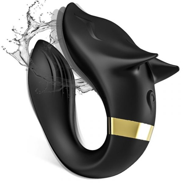 img_163754_9676d9059f8a4982d545d0fe94ec294d_1.jpg ARMONY - FOX VIBRATOR FOR COUPLES REMOTE CONTROL BLACK