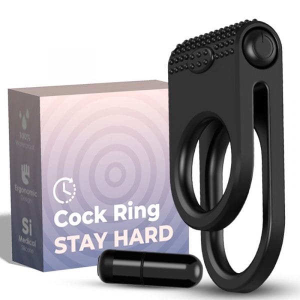 img_163972_f3e6c5452103e59971a9976b242943db_1.jpg ARMONY - TWINS ANILLO DOBLE VIBRADOR PAREJAS NEGRO