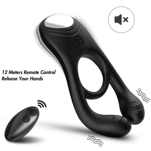 img_164018_8b47178001ce244dbb7734a60cf7731a_1.jpg ARMONY - VEYRON ANILLO VIBRADOR DOBLE PINZA CONTROL REMOTO NEGRO