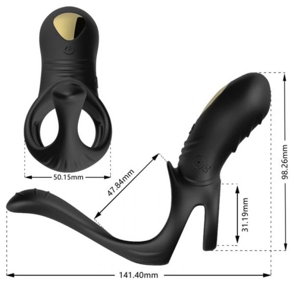 img_164041_886ad81460f021c3293bc68cfb1d5b6f_1.jpg ARMONY - JOY JUMPER ANILLO VIBRADOR PAREJAS PLUG ANAL CONTROL REMOTO NEGRO