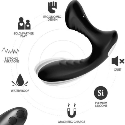 img_164056_c5d7cf82e55ffaa13c53cbede2c152d0_1.jpg ARMONY - STORM VIBRATOR ANAL PROSTATE PLUG REMOTE CONTROL BLACK