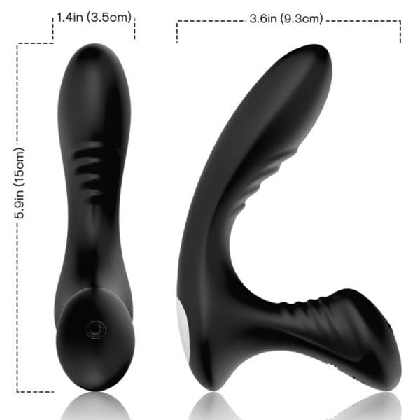 ARMONY - STORM VIBRATOR ANAL PROSTATE  PLUG REMOTE CONTROL BLACK