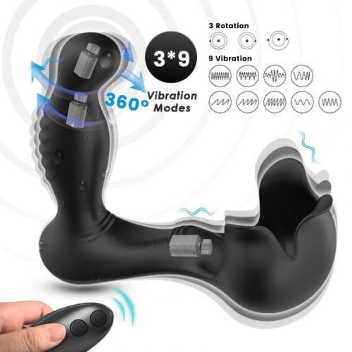 img_164066_ebcbfc576bc93b73e767f3ebf3f94222_1.jpg ARMONY - SURROUND VIBRATOR ANAL STIMULATOR TESTICULOS REMOTE CONTROL BLACK