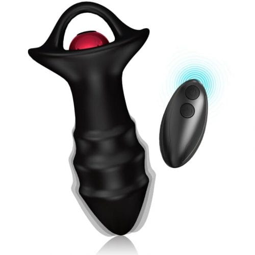 img_164084_5bf8b680f3f513b146715f4a95e0b897_1.jpg ARMONY - KYLIN DEDAL VIBRADOR  PLUG ANAL CONTROL REMOTO NEGRO