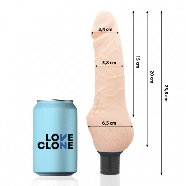 img_164217_c74e596604adc59080663a63e542194f_1.png LOVECLONE - DAVEN VIBRADOR REALÍSTICO SELF LUBRICATION 23.8 CM -O- 3.8 CM