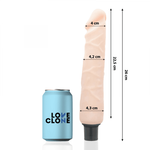 img_164220_53617131d265d6f5a36a0cb5b3b92fdf_1.png LOVECLONE - JANSEN VIBRADOR REALÍSTICO SELF LUBRICATION 26 CM -O- 4.2 CM