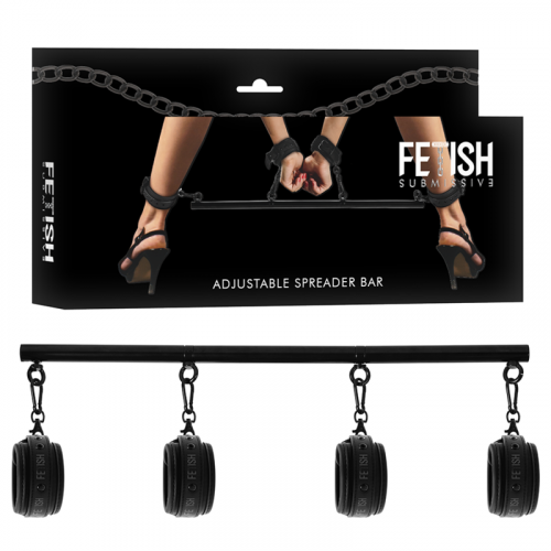 img_164223_0fbd69c8dbb34984204e24912c656e16_1.png FETISH SUBMISSIVE BONDAGE - BARRA SEPARADORA AJUSTABLE 4 PIEZAS