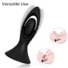 ARMONY - VIBRATOR  ANAL PLUG SILICONE BLACK