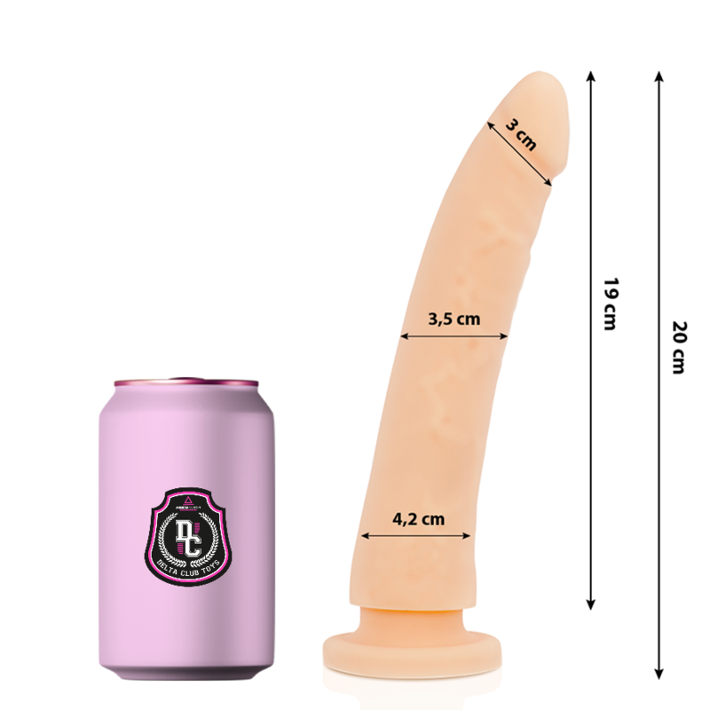 img_164327_169867055477f92456291d7d8bdbbf46_1.png DELTA CLUB - DILDO REALISTA NATURAL SILICONA MEDICA 20 CM -O- 4 CM