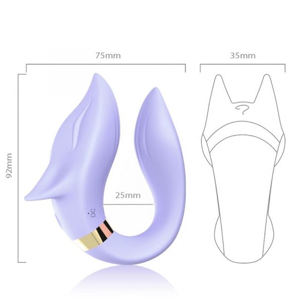 img_164707_a73c600117e5e8a2ed0437ad4d11ef18_1.jpg ARMONY - FOX VIBRATOR FOR COUPLES REMOTE CONTROL PURPLE