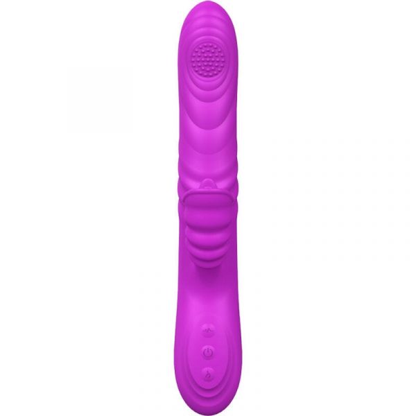 ARMONY - ANGELIA VIBRADOR MULTIFUNCION CON LENGUA ESTIMULADORA EFECTO CALOR VIOLETA
