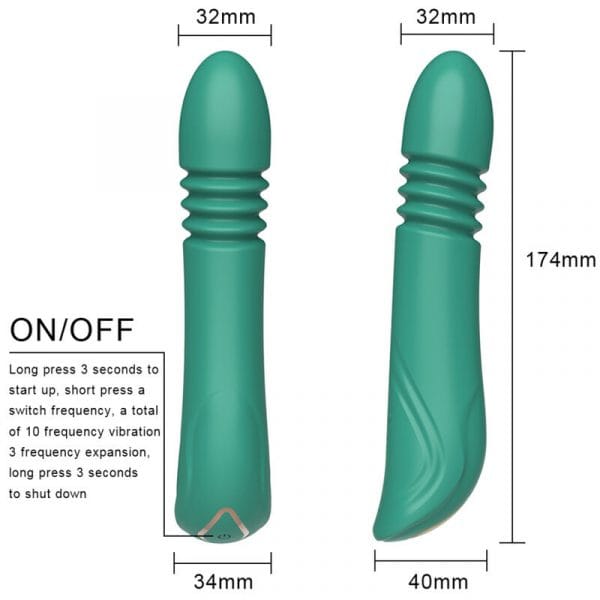 img_165027_1236c288423174e20c333ce799c9f532_1.jpg ARMONY - VIBRADOR THRUSTING PUNTO G VERDE