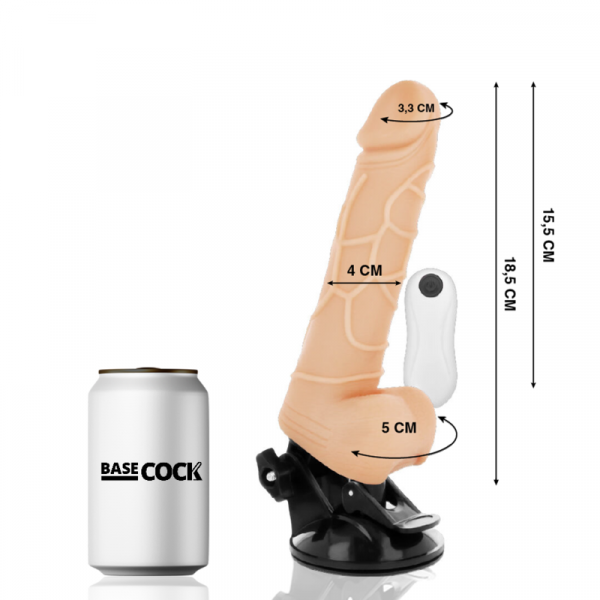 img_165121_dd8e96d7b2be5f44860f89f1c787fd7a_1.png BASECOCK - VIBRADOR REALISTICO CONTROL REMOTO NATURAL 18.5 CM -O- 4CM