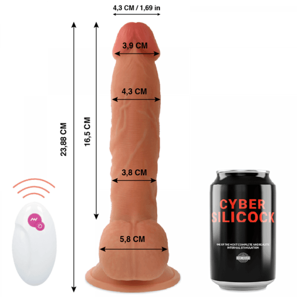 img_165184_703c1dfc1a1d8faa73749a2bd15291f0_1.png CYBER SILICOCK - REALÍSTICO CONTROL REMOTO MR JOHN 23.88 CM -O- 4.3 CM