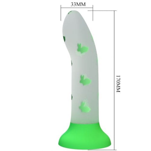 img_165255_f0f7192b9c4d24e4678b62b30b3449ae_1.jpg PRETTY LOVE - MAGICAL NIGHTFALL DILDO SIN VIBRACIÓN LUMINOSO VERDE