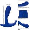 CALEXOTICS - ADMIRAL CURVED ESTIMULADOR  VIBRADOR ANAL AZUL