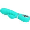 PRETTY LOVE - PRESCOTT VIBRADOR PUNTO G MULTIFUNCIÓN VERDE AGUA