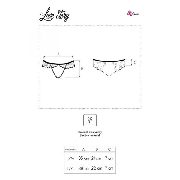 LIVCO CORSETTI FASHION - LOVE STORY LC 90679 PANTY NEGRO