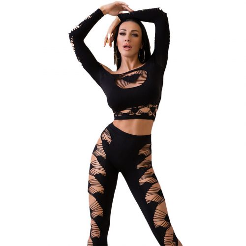 img_173219_9d719cc523076fc9463f59d7236bdb07_1.jpg CHILIROSE - CR 4436 TOP  LEGGINS NEGRO S/L