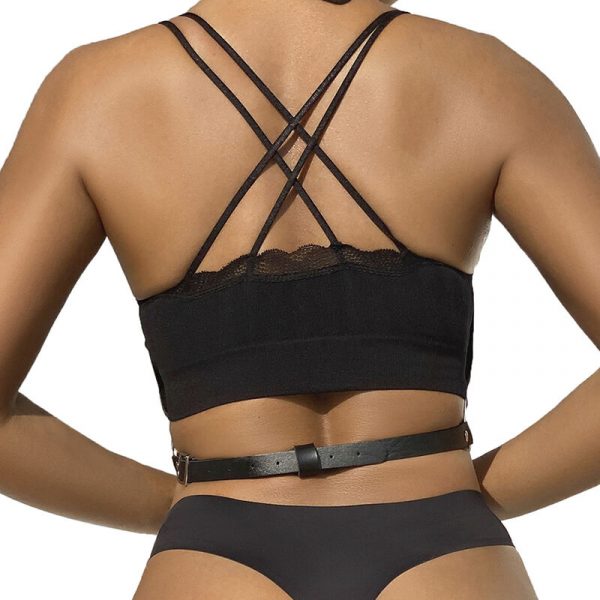 img_175115_997fda57c2c846a4e6213407146a5a3c_1.jpg SUBBLIME - ARNÉS DE PECHO CADENAS CUERO NEGRO TALLA ÚNICA