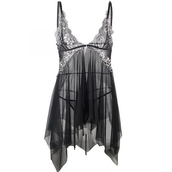 img_175486_8313a44905fe49b4cb5453893e09230b_1.jpg SUBBLIME - BABYDOLL TELA TUL PECHO ENCAJE S/M