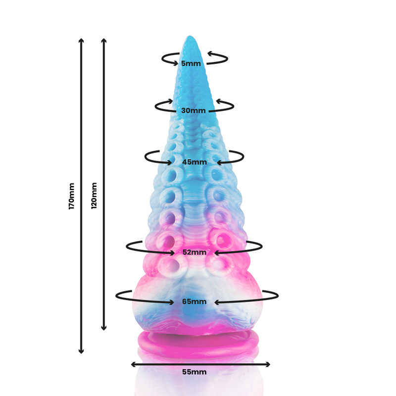 img_176532_50a697b2a0ec4a6b245e5ee075d1db59_1.png EPIC - PHORCYS BLUE TENTACLE DILDO SMALL SIZE
